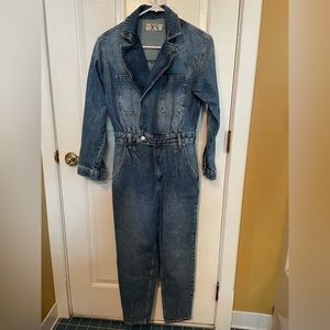 Free People Denim Maris Coveralls/Jumpsuit Size XS